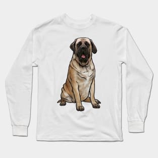 English Mastiff Dog Long Sleeve T-Shirt